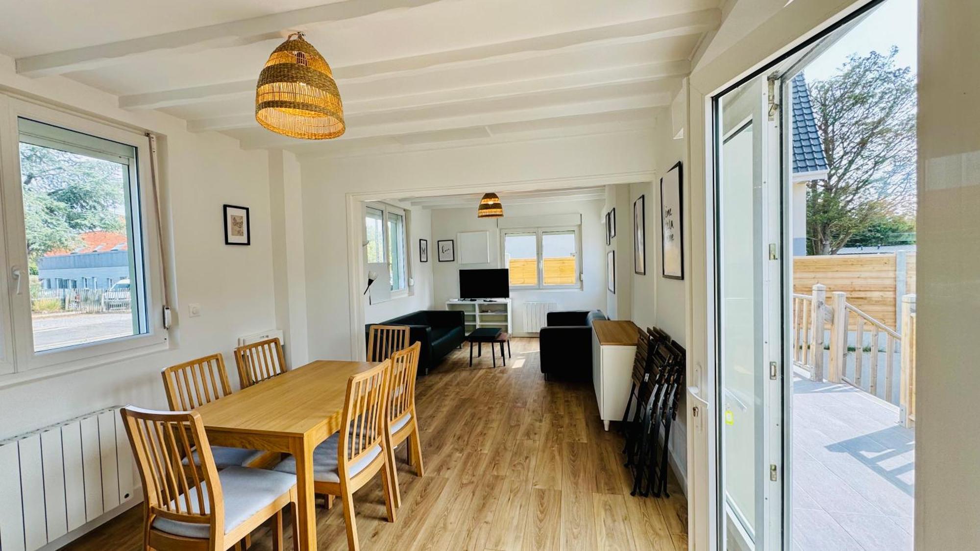 Вилла Le Duplex D'Opale Стелла-Плаж Экстерьер фото